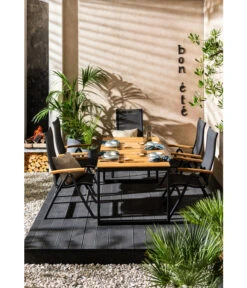 Dehner Klappsessel Chicago Wood -Gartenmöbel 6708341 WE MO 001 GruppeChicagoWood 1