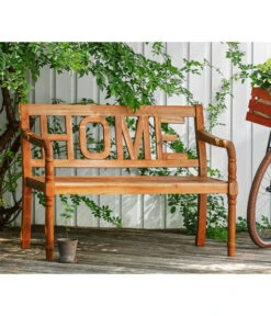 Dehner Gartenbank Home, 2-Sitzer -Gartenmöbel 6708382 WE MO 001 BankHome