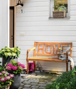 Dehner Gartenbank Home, 2-Sitzer -Gartenmöbel 6708382 WE MO 002 BankHome