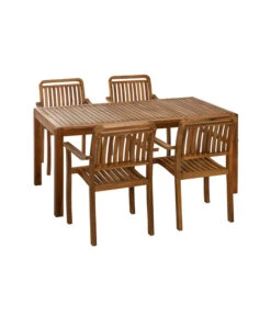 Dehner Gartentisch Lima, Ca. B160/H75/T90 Cm -Gartenmöbel 6708713 WE FS 003 GruppeLima