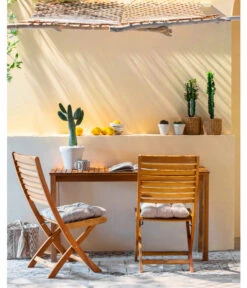 Dehner Balkontisch Macao, Ca. B142/H75/T40 Cm -Gartenmöbel 6712434 WE MO 001 BalkonGruppeMacao