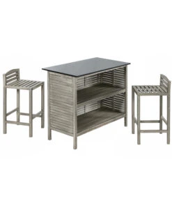 Dehner Barstuhl Southampton 10 Dehner Barstuhl Southampton -Gartenmöbel 6713390 WE FS 002 BarSouthamptonGrauNeu