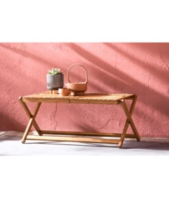 Dehner Tablett-Tisch Macao, Ca. B90/H38/T50 Cm 11 Dehner Tablett-Tisch Macao, Ca. B90/H38/T50 Cm -Gartenmöbel 6713556 WE MO 001 TabletttischMacao