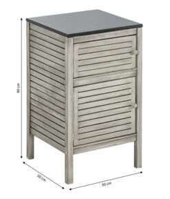 Dehner Schrank Southampton, Ca B50/H90/T50 Cm 13 Dehner Schrank Southampton, Ca B50/H90/T50 Cm -Gartenmöbel 6713663 WE BG 001 SchrankSouthampton50Grau