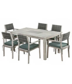 Dehner Stapelstuhl Stockholm -Gartenmöbel 6713820 WE FS 003 StockholmSet 1