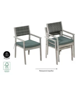 Dehner Stapelstuhl Stockholm -Gartenmöbel 6713820 WE IG 001 DehnerStapelstuhlStockholm