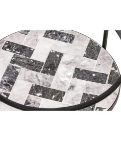 Dehner Mosaikbeistelltisch Letizia, Ca. Ø41/H74 Cm -Gartenmöbel 6732275 WE DE 001 BeistelltischLetiziaNEU