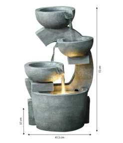 Dehner Polyresin-Gartenbrunnen Caserta, Ca. B41,5/H72/T37 Cm -Gartenmöbel 6742928 WE BG 001 BrunnenCasertaNEU