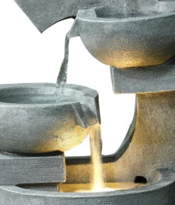 Dehner Polyresin-Gartenbrunnen Caserta, Ca. B41,5/H72/T37 Cm -Gartenmöbel 6742928 WE DE 002 BrunnenCaserta