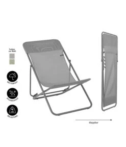 Lafuma Liegestuhl Maxi Transat, Batyline® 15 Lafuma Liegestuhl Maxi Transat, Batyline® -Gartenmöbel 6745798 WE IG 001 MaxiTransat