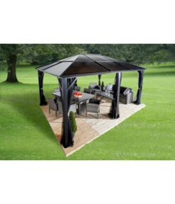 Sojag Pavillon Meridien 12x16, Ca. B485/H270/T365 Cm -Gartenmöbel 6752737 WE MO 002 PavillionMeridien