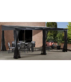 Sojag Terrassenüberdachung St. Barthelemy -Gartenmöbel 6752885 WE MO 001 TUeberdachung10x14