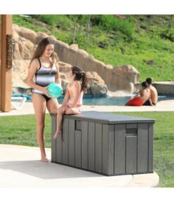 Lifetime Kissenbox Harmony, 570 L -Gartenmöbel 6752950 WE MO 003 Kissenbox570LDunkelgrau