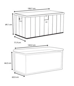 Lifetime Kissenbox Harmony, 570 L -Gartenmöbel 6752968 WE FS 004 Kissenbox570LSand