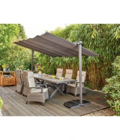 Siena Garden Sonnensegel Enna, Rechteckig, Ca. B350/H220/T250 Cm -Gartenmöbel 6776389 WE MO 002 SONNENSEGEL ENNA 350X250