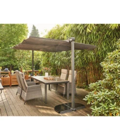 Siena Garden Sonnensegel Enna, Rechteckig, Ca. B350/H220/T250 Cm -Gartenmöbel 6776389 WE MO 004 SONNENSEGEL ENNA 350X250