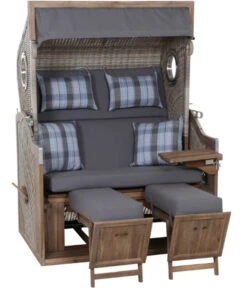 DeVries Strandkorb Greenline 175 -Gartenmöbel 6776900 WE FS 002 PureGreen