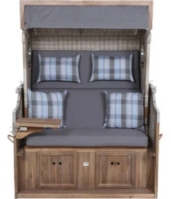 DeVries Strandkorb Greenline 175 -Gartenmöbel 6776900 WE FS 005 PureGreen