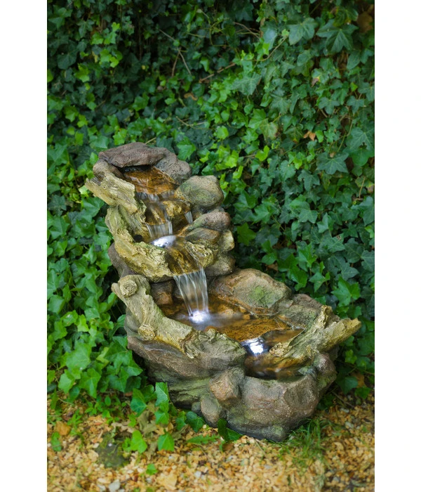 Ubbink Polyresin-Gartenbrunnen Wasserfall Aspen, Ca. B50/H50/T105 Cm 5 Ubbink Polyresin-Gartenbrunnen Wasserfall Aspen, Ca. B50/H50/T105 Cm – Bild 3