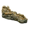 Ubbink Polyresin-Gartenbrunnen Bachlauf Tripani, Ca. B163/H88/T80 Cm