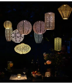 Lumiz Solar-Lampion Round Bazaar, Ca. Ø30/H29 Cm -Gartenmöbel 6814206 WE MO 002 Solarleuchte
