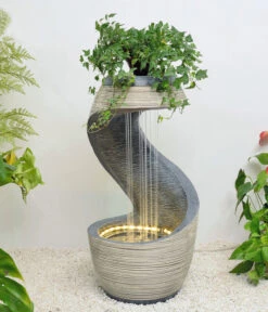 Granimex Polyresin-Gartenbrunnen Xidan Säule, Ca. H90 Cm -Gartenmöbel 6858229 WE MO 001 GranimexPolyresinGartenbrunnenXidanSaeule