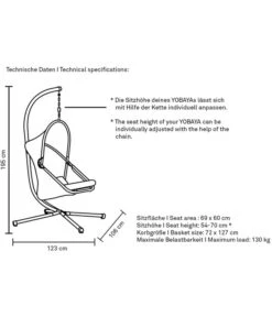 Siena Garden Hängesessel Yobaya -Gartenmöbel 6860621 6860639 WE DE 001 HaengesesselYobaya