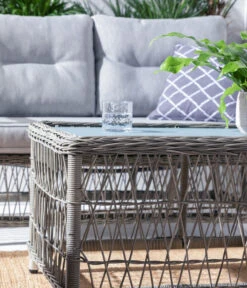 Dehner Geflechtlounge Santos, 4-teilig 23 Dehner Geflechtlounge Santos, 4-teilig -Gartenmöbel 6875074 WE DE 001 LoungeSantosNEU