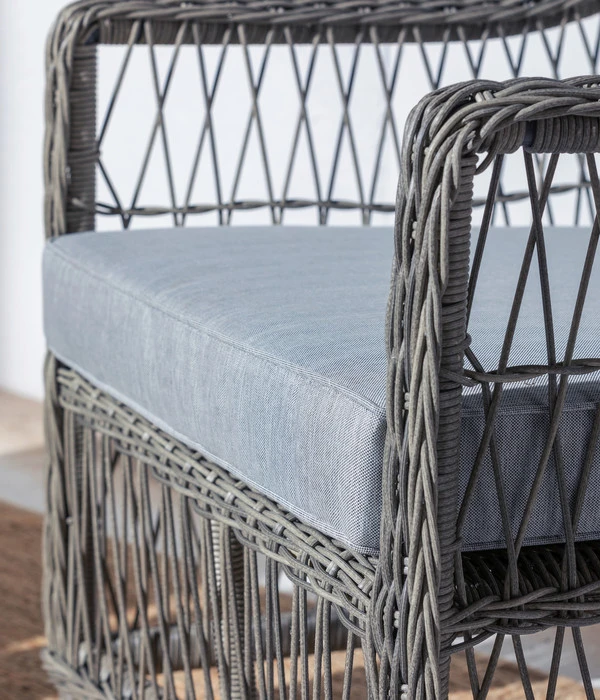 Dehner Geflechtlounge Santos, 4-teilig 12 Dehner Geflechtlounge Santos, 4-teilig – Bild 10