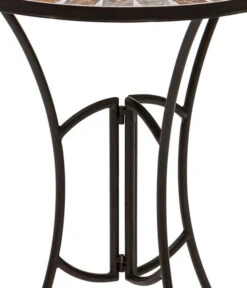 Dehner Mosaiktisch Grazia Halbrund, Ca. B60/H72,5/T31,5 Cm -Gartenmöbel 6875132 WE DE 002 TischGrazia