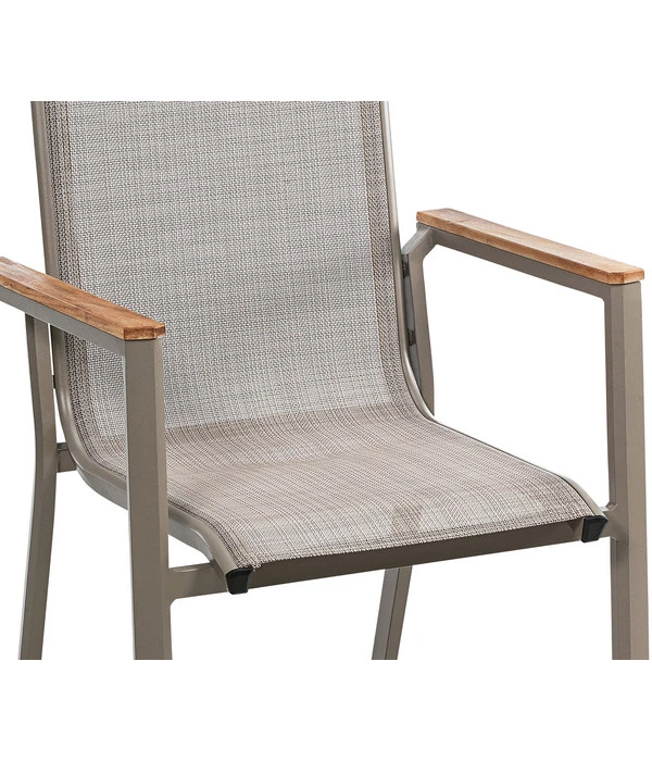 Dehner Stapelstuhl Cleveland, Hellbraun 8 Dehner Stapelstuhl Cleveland, Hellbraun – Bild 6