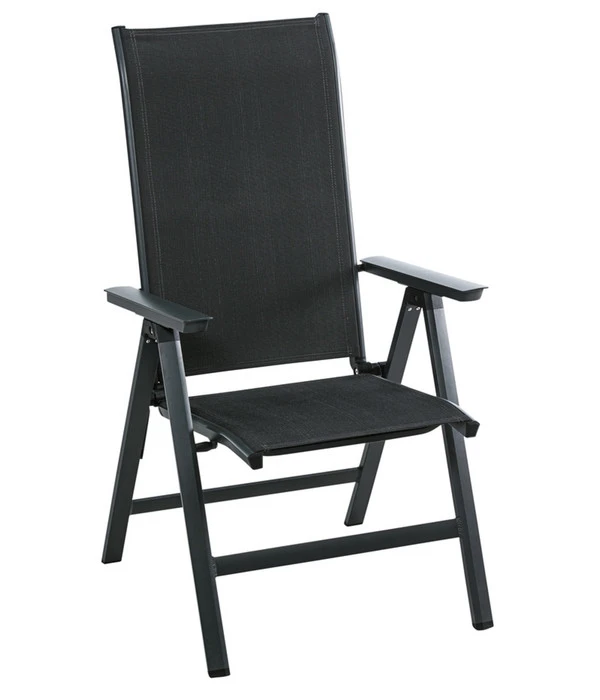 Dehner Klappsessel Cleveland, Dunkelgrau 3 Dehner Klappsessel Cleveland, Dunkelgrau