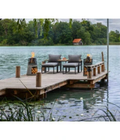 Dehner Balkonset Padua, 5-teilig -Gartenmöbel 6894174 WE MO 001 BalkongruppePadua