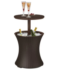 Keter Beistelltisch Pacific Cool Bar, Ca. Ø49,5/H57-82,5 Cm -Gartenmöbel 6894877 WE DE 002 pacificcoolbar