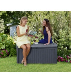 Keter Aufbewahrungsbox Borneo, 416 Liter, Ca. B130/H63/T70 Cm 12 Keter Aufbewahrungsbox Borneo, 416 Liter, Ca. B130/H63/T70 Cm -Gartenmöbel 6894935 WE MO 003 KeterAufbewahrungsbox