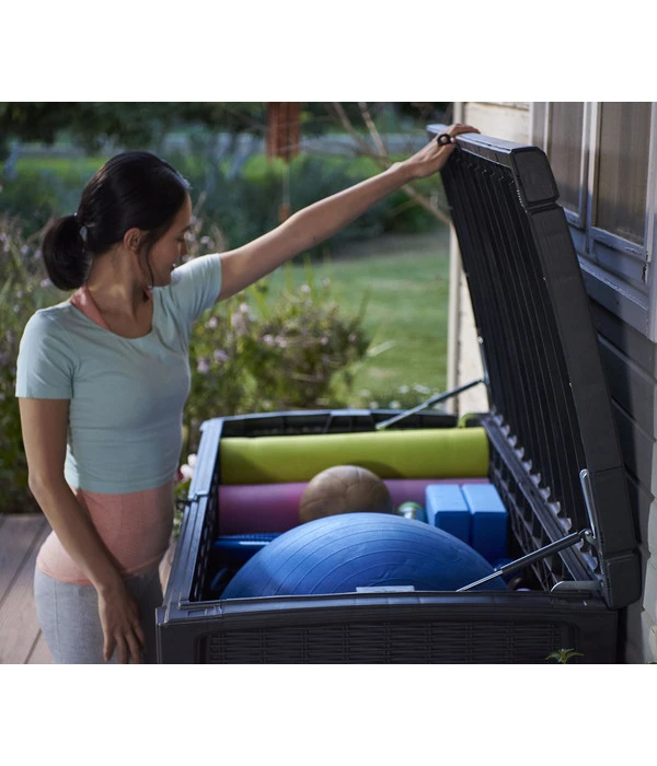 Keter Aufbewahrungsbox Borneo, 416 Liter, Ca. B130/H63/T70 Cm 7 Keter Aufbewahrungsbox Borneo, 416 Liter, Ca. B130/H63/T70 Cm – Bild 5