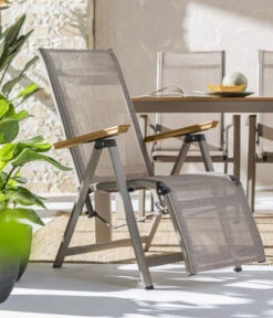 Dehner Relaxsessel Cleveland, Hellbraun -Gartenmöbel 6895387 WE MO 001 RelaxsesselCleveland