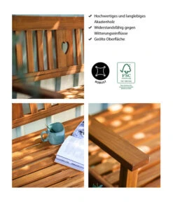 Dehner Bank Heart -Gartenmöbel 6897763 WE IG 001 DehnerBankHeart