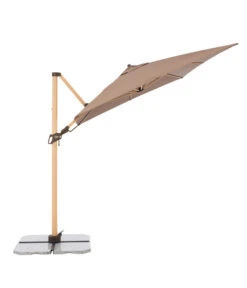 Doppler Pendelschirm Aluwood, Rechteckig, Ca. B300/T220 Cm 20 Doppler Pendelschirm Aluwood, Rechteckig, Ca. B300/T220 Cm -Gartenmöbel 6910525 WE FS 005 PendelschirmAluWoodGreige