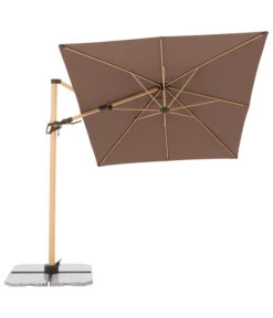 Doppler Pendelschirm Aluwood, Rechteckig, Ca. B300/T220 Cm 24 Doppler Pendelschirm Aluwood, Rechteckig, Ca. B300/T220 Cm -Gartenmöbel 6910525 WE FS 009 PendelschirmAluWoodGreige