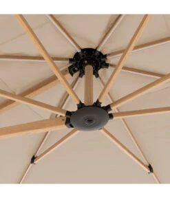 Doppler Pendelschirm Aluwood XL, Rechteckig, Ca. B400/T300 Cm -Gartenmöbel 6910533 WE DE 005 PendelschirmAluWoodXL400x300Esche