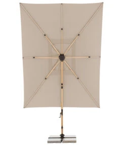 Doppler Pendelschirm Aluwood XL, Rechteckig, Ca. B400/T300 Cm -Gartenmöbel 6910533 WE FS 007 PendelschirmAluWoodXL400x300Esche