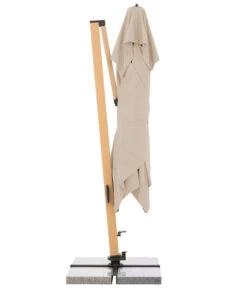 Doppler Pendelschirm Aluwood XL, Rechteckig, Ca. B400/T300 Cm -Gartenmöbel 6910533 WE FS 008 PendelschirmAluWoodXL400x300Esche