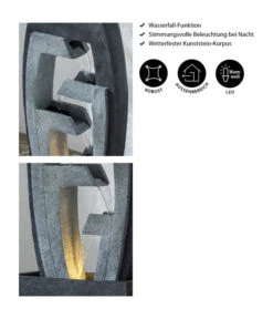 Dehner Polyresin-Gartenbrunnen Tokio, Ca. H92 Cm -Gartenmöbel 6911192 WE IG 001 DehnerPolyresinGartenbrunnenTokio