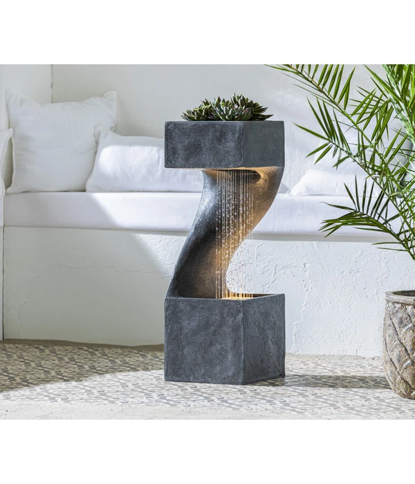 Dehner Polyresin-Gartenbrunnen Seoul, Ca. H77 Cm 5 Dehner Polyresin-Gartenbrunnen Seoul, Ca. H77 Cm – Bild 3