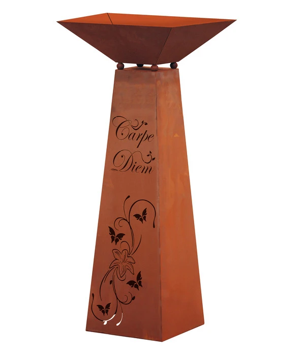 Ferrum Rost-Säule Trapez Carpe Diem 3 Ferrum Rost-Säule Trapez Carpe Diem