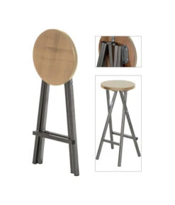 Fun Star Barhocker, Ca. H82 Cm -Gartenmöbel 6982896 WE DE 003 BarhockerStahlHolz