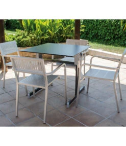 ALCO Gartentisch Gastro -Gartenmöbel 6986483 WE MO 001 Gastrotisch80x80Anthrazit