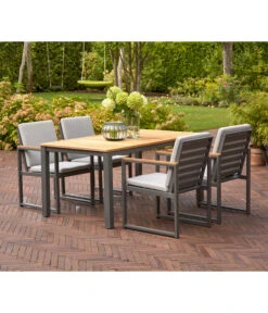 Siena Garden Gartentisch Geneva, Ca. B160/H74,2/T90 Cm -Gartenmöbel 6986541 WE MO 001 GenevaTischTeakGraph