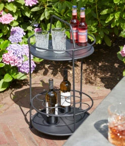 Siena Garden Beistelltisch Siero, Ca. Ø42/H74 Cm -Gartenmöbel 6986681 WE MO 001 SieroBeistelltisch